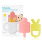 Frida Baby 4-in-1 Silicone Teething Toy, BPA-Free, White, 1 Count, Model 106, Soothes Gums, Perfect for Easter Basket Stuffer