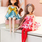 Sotiff 10 Pairs Doll Lace Stockings Handmade Long Sock Christmas Doll Accessories Legging For Diy Clothes Toy(Delicate Style)