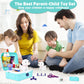Pet Care Play Set for Kids, 16Pcs Doctor Kit Pretend Play Vet Dog Grooming & Feeding Toys with Backpack, Educational Toys for Gi