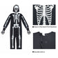 Wizland Halloween Costume Glow In The Dark Skeleton Costume Halloween Skeleton Outfit For Boys,Girls 9-11Years