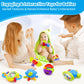Moontoy 7Pcs Baby Rattles Toy Set, Baby Toys 0-6 Months Infant Toys 6-12 Months Teethers For Babies 3-6 Months Baby Stocking Stuffers, Sensory Teething Toys 0 1 2 3 4 5 6 Month Newborn Boy Girl Gifts