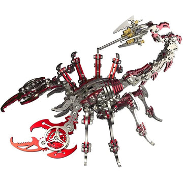 Puosuo Colourful 3D Metal Puzzles For Adults, Scorpion 3D Metal Model Kits To Build Diy, Puzzle Jigsaw Scorpion King 3D Stainles