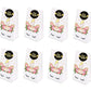 Sumerk 48 Pcs Cheers To 20 Stickers Large Bottle Stickers 20Th Birthday Stickers Card Seals 2 Inches Round Happy Birthday Party