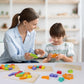 Quanquer 6-Pack Dinosaur Puzzles For Kids Ages 3-5 - Montessori Toys For 2 Year Old - Toddler Wooden Puzzles Toddlers Age 2-4 Boys Girls Gifts