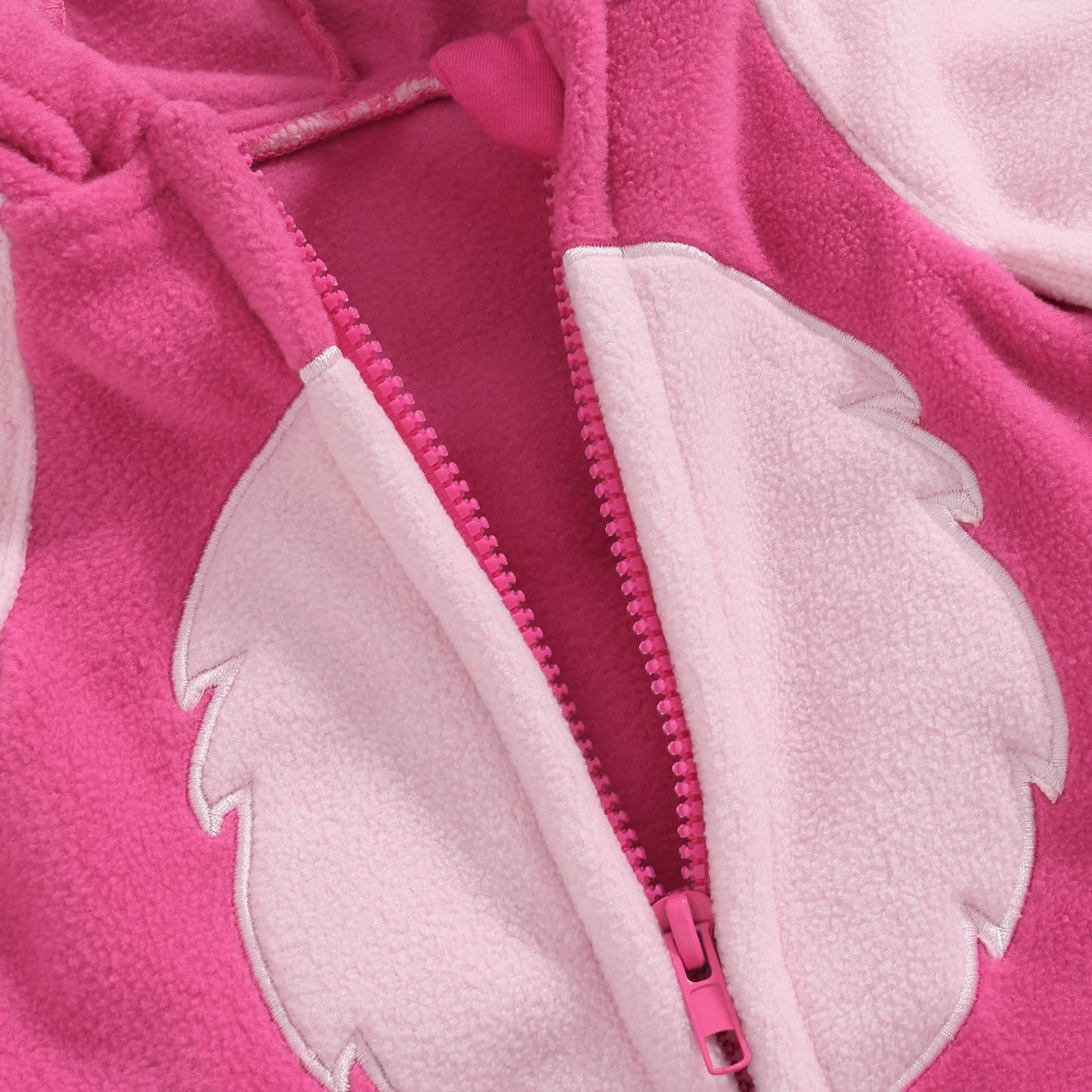 Bonangber Newborn Halloween Costumes Baby Flamingo Costume Wing Sides Hooded Romper Stockings Cute Cosplay Costume(A-Pink,6-12 M