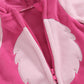 Bonangber Newborn Halloween Costumes Baby Flamingo Costume Wing Sides Hooded Romper Stockings Cute Cosplay Costume(A-Pink,0-6 Mo