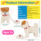 Marsjoy Musical Walking & Dancing Dog Toy With Leash - Interactive Plush Stuffed Animal For Boys & Girls