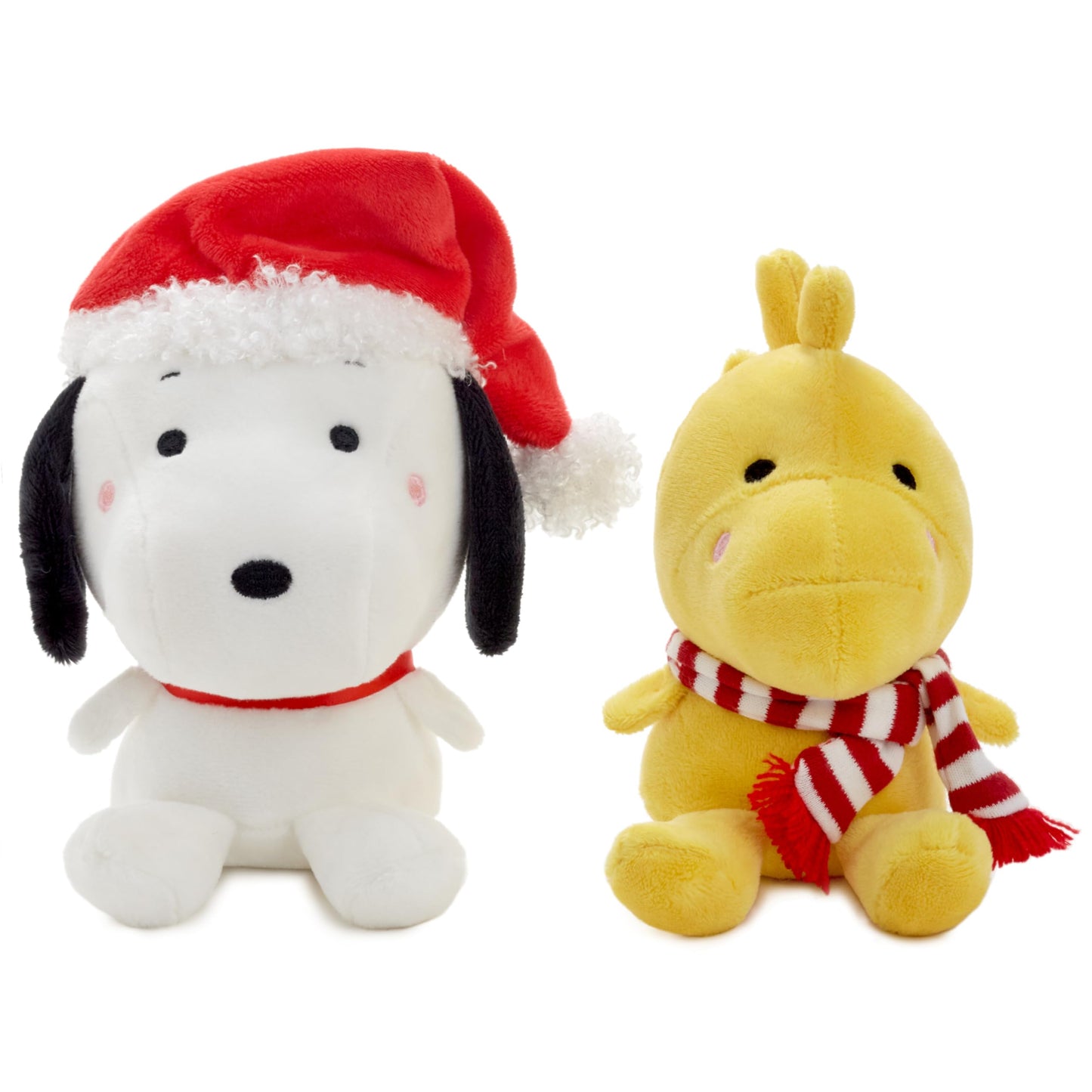 Hallmark Better Together Peanuts Holiday Plush Toys (Snoopy And Woodstock) 6'' Stuffed Toys, Gifts For Kids