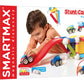 SmartMax Stunt Cars STEM Magnetic Building Set - Oversized Pieces for Ages 3+, Includes Moving Vehicles - 46-Piece Discovery Kit