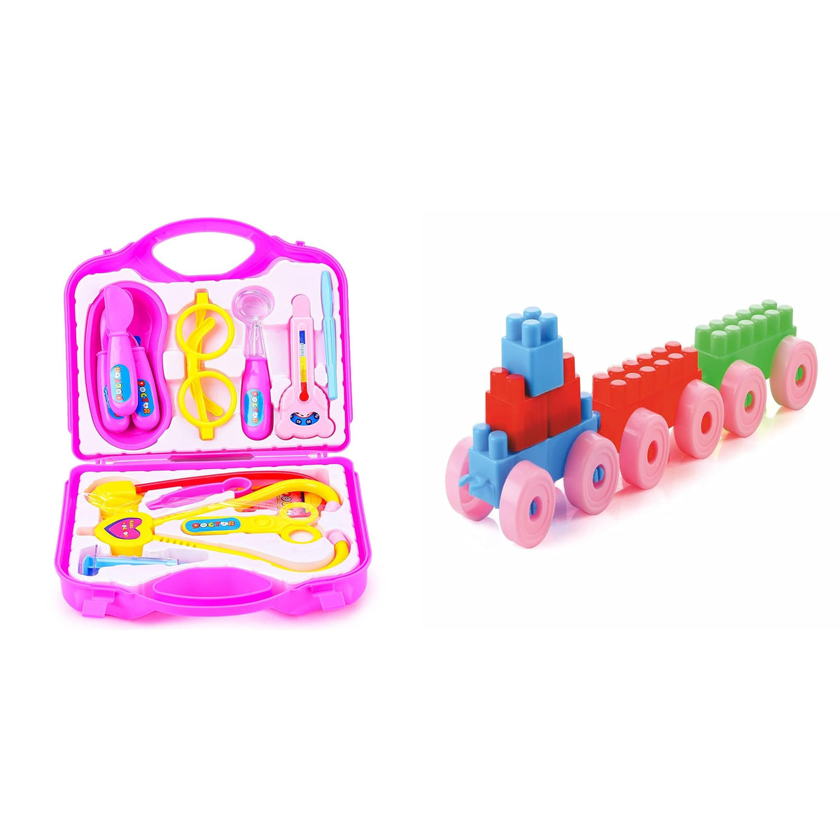 Rkz Doctor Play Set For Kids |Ideal Gift For Pretend Play & RolePlaying And Plastic Building Blocks For Kids Block Game For Kid