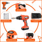 Elitoky Kids Tool Set - 35 PCS Toddler Tool Set with Tool Box & Electronic Toy Drill, Pretend Play Kids Construction Toy, Toddle