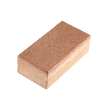 Ahyuan Wooden Gift Card Money Holder Puzzle Box - Handmade 3D Brain Teaser in Natural Color