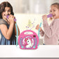 Lexibook Unicorn - Cd Player With Mics, Programming Function, Headphones Jack, For Kids, With Power Supply Or Batteries, Pink/Pu