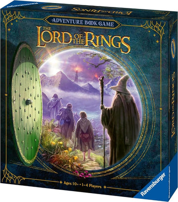 Ravensburger Lord of The Rings Adventure Book - Strategy Board Game for 1-4 Players, Black, Cardboard, Ages 10+