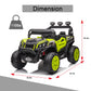 Nitoess 24V Battery Powered Electric Car for Big Kids, 24V Riding Cars for Kids Ages 4-8, Children Car with Bluetooth 3 Speeds L