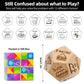Metaroki Dice For Couples, Food Decision Dice Games, Wooden Date Night Dice Gift For Boyfriend, Girlfriend, Wife, Husband, For C