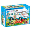 Playmobil Family Camper Vehicle Playset - Standard Size, Orange/Red, Model 70088, Plastic Material