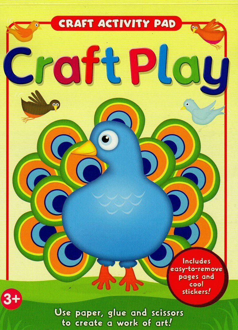 Craft Activity Pad - Craft Play - Includes Cool Stickers