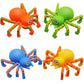4 Pack Fidget Spider Toy, Wacky Tracks Fidget Toys, Transformable Spider Sensory Fidget Toys With Suction Cup For Kids Birthday