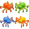 4 Pack Fidget Spider Toy, Wacky Tracks Fidget Toys, Transformable Spider Sensory Fidget Toys With Suction Cup For Kids Birthday