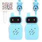 Mafiti Rechargeable Walkie Talkies For Kids 2 Pack Mini Robot Walkie Talkie Long Range 1 Kms 2 Way Radio Toddler Toys For 3-12 Y