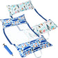 Finduwill 2-Pack Fabric Pool Floats, Inflatable Water Hammocks, Xl Large Pool Float Lounger Chair For Adult