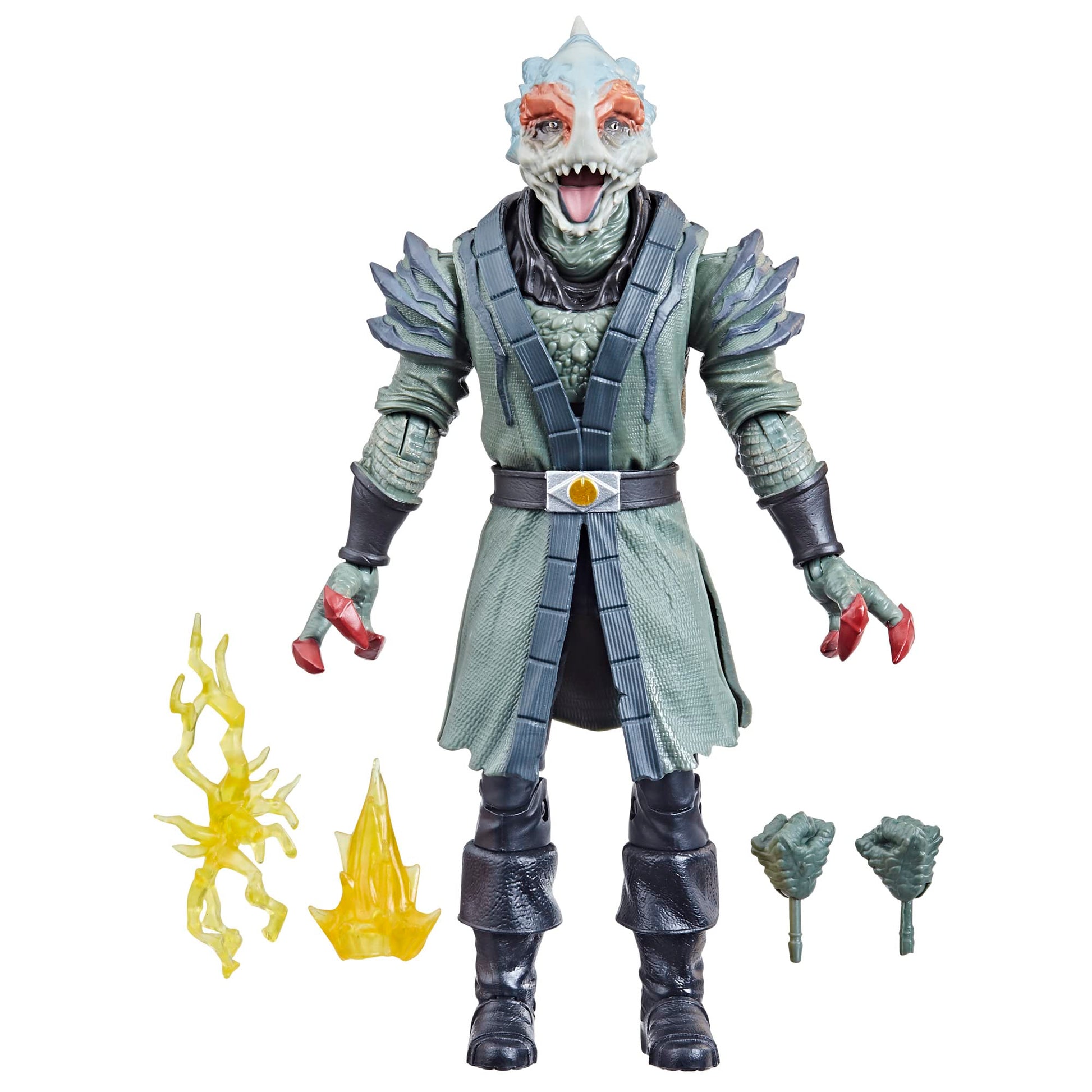 Power Rangers Lightning Collection Dino Thunder Mesogog 6-Inch enhanced Collectible Action Figure Toy with Accessories  Kids Ages 4 and Up