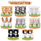 Leitee 16 Pcs Cat Stuffed Animals Bulk 5 Inch Kitten Plush Toy Assorted Cute Stuffed Cat Gift Small Fluffy Animal Toy For Classroom School Pet Birthday Party Favor Supplies(Cute Style)