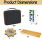 Bucher&Rossini Dominoes Set Double 12 With 4 Racks For Adults Kids, Mexican Train Dominoes Set Double 12, Mexican Train Dominoes (Double 12)
