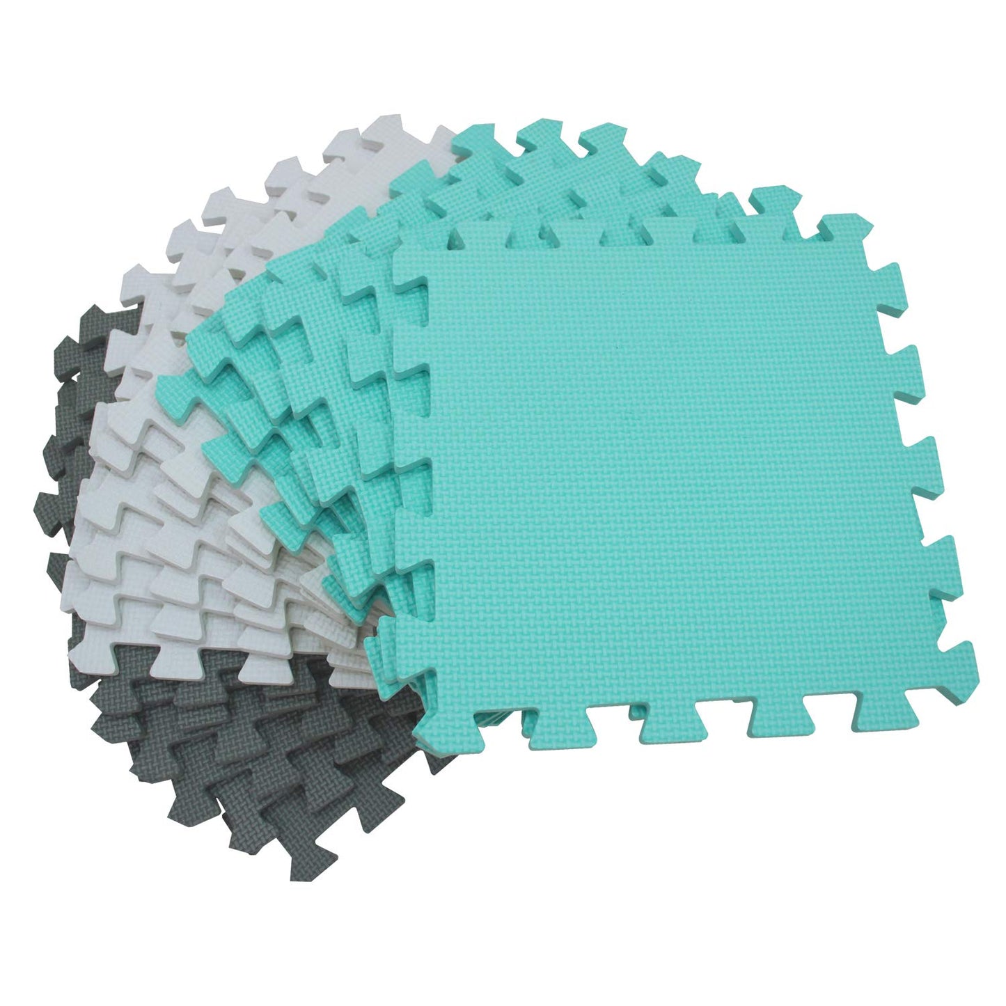 meiqicool Baby Play Mats for Kids and Toddlers Puzzle Mat Baby Tummy Time Play Mat Interlocking Crawling EVA Foam Mat 18 Tiles for Gym  Nursery  Playroom AHL