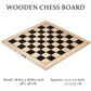 A&A 18.875'' Professional Wooden Tournament Chess Board/Ebony Wood & Maple Inlay / 2.0'' Squares W/O Notation