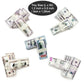 Prettylife Miniature Dollhouse Scene Model 500 Pieces Mini Dollar Bill Prop Set For 1:12 Mini Dollhouse Decoration