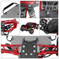 CrazyHobby 288pcs RC Screw Kit Hardware Fasteners Compatible with Traxxas Slash 1/10 2WD 4X4 RC Car