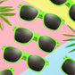 Morcheiong 12 Pack Party Sunglasses In Bulk For Birthday Summer Party Goody Bag Fillers Favors (Green)