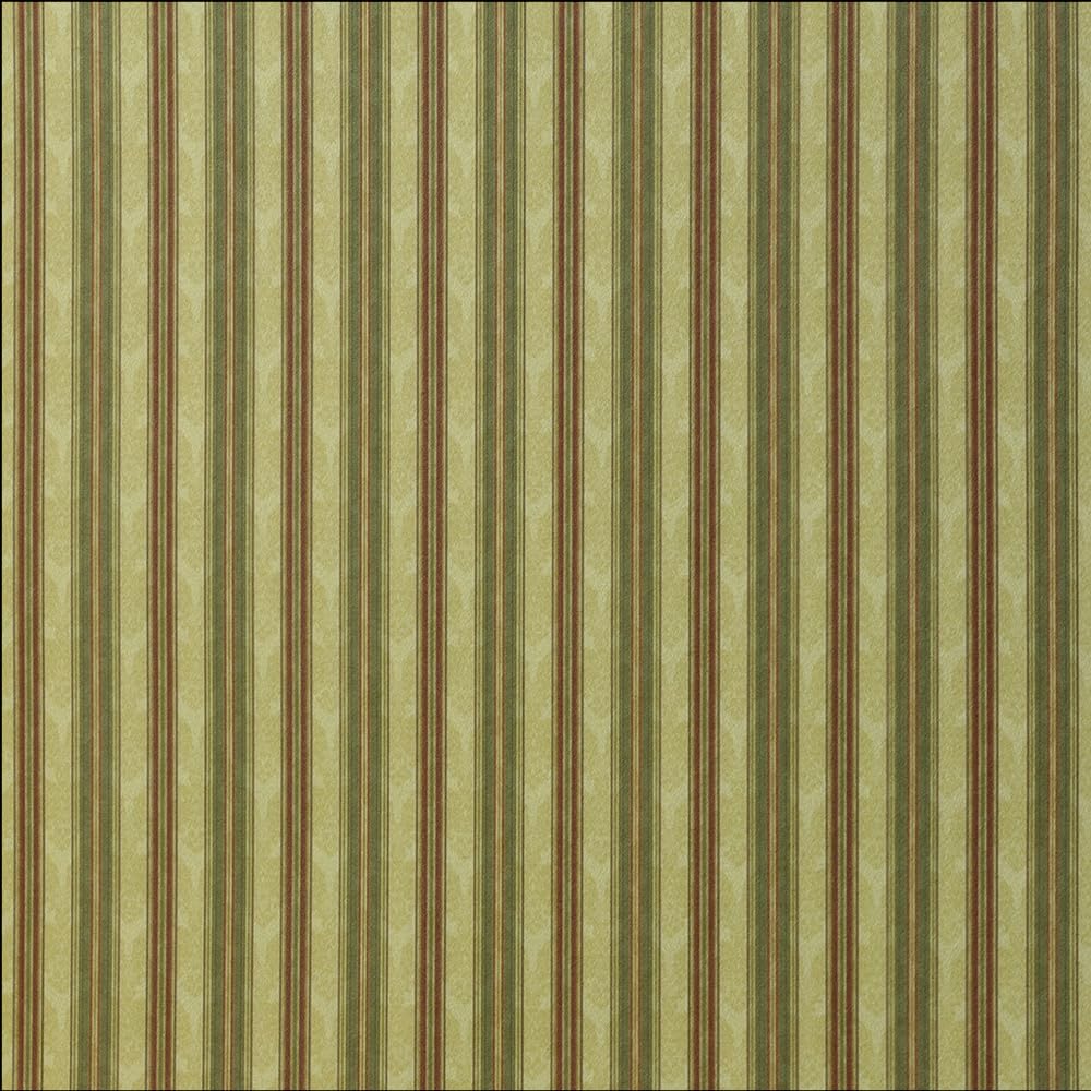 Iland Originality Dollhouse Wallpaper 39 * 15.7 Inch, Dollhouse Accessories On 1:12 Scale Or 1:6 Scale (Striped Red-Brown)