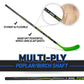 Franklin Sports Street Hockey Sticks - Power X Youth Street Hockey Stick - Wood and Fiberglass Shaft - ABS cutting edge - One Piece Stick - 46 Right Handed
