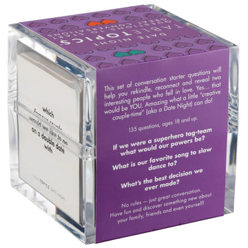 Tabletopics Date Night - 135 Conversation Cards For Couples, Fun Game For Date Night To Spark New & Exciting Conversations & Mem