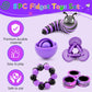 Fidget Toys Kids Pack, Autism Sensory Toys Set For Adults, Fidget Spinner Slug Magnetic Rings, Cool Gadget For Girls Boys Teens