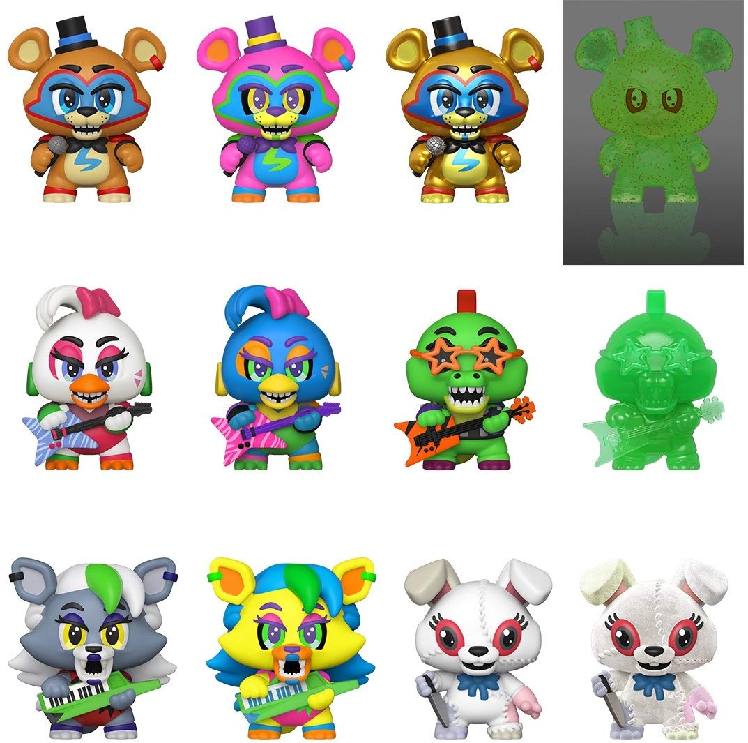 Funko Mystery Mini Five Nights at Freddy's Security Breach Figure, 3 inches, Multicolor, Model 49688