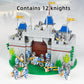 Usoway Medieval Knight Castle Building Blocks Set, 12 Knights Figures, Model 607016, Compatible with Lego, One Size, Plastic, Ages 6+