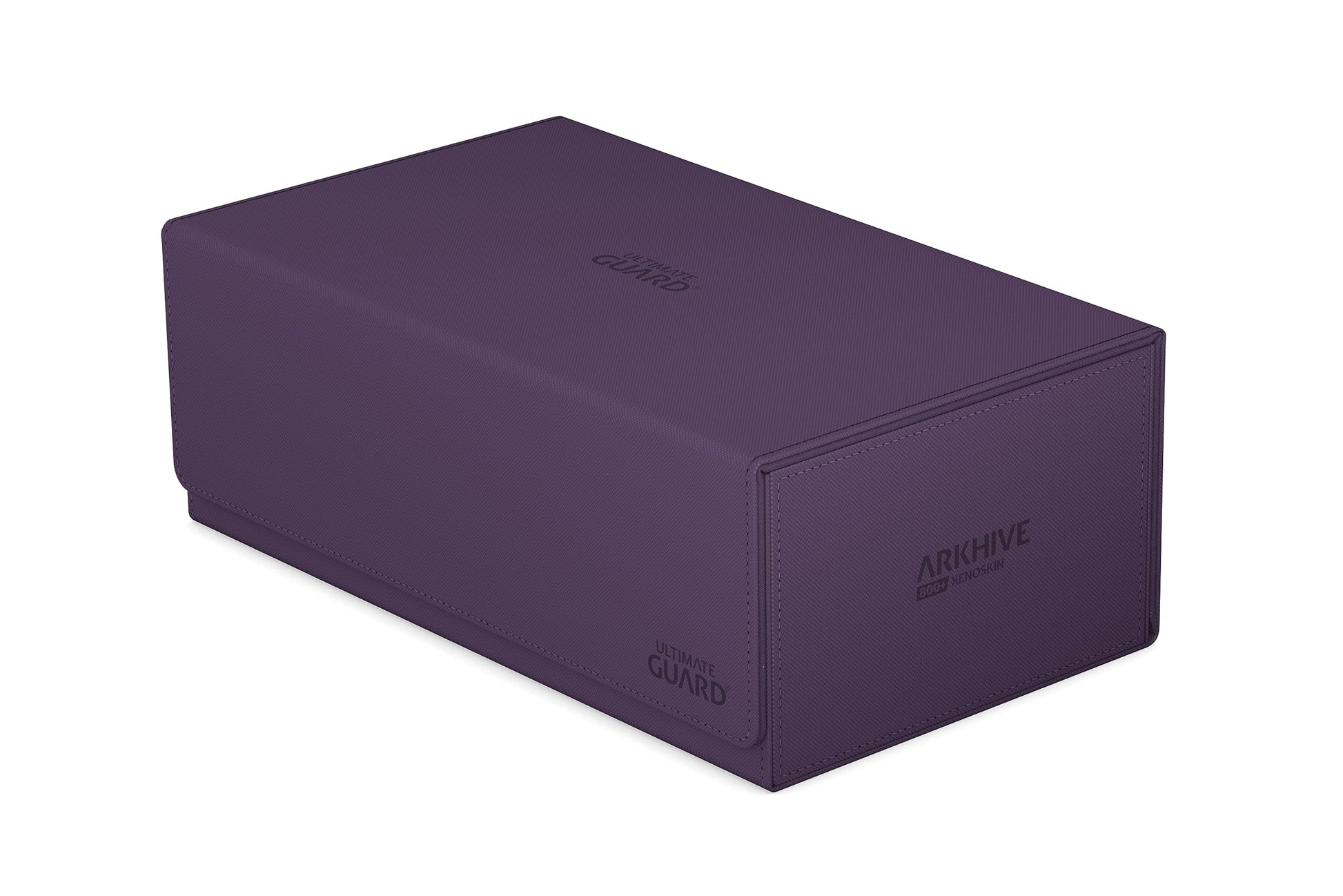 Ultimate Guard Arkhive 800+, Deck Case for 800 Double-Sleeved TCG Cards, Purple, Compatible with Boulders, Magnetic Closure & Mi