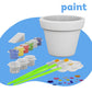 Dan&Darci Cast a Pot Kit - Multicolor DIY Art & Gardening Set for Kids Age 8-14 - Fun STEM Craft Gift for Boys & Girls