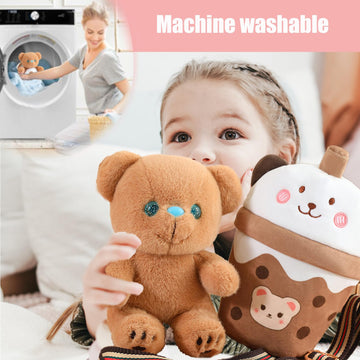 Xerun Cute Bear Stuffed Animals?Premium Plush Bear Stuffed Animal With Backpack 10 Inch Stuffed Bear And Bag Gift For Kids(Color