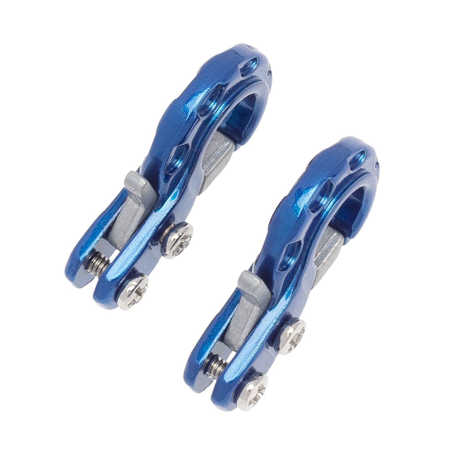 LAFEINA RC Crawler Winch Hooks, Metal Trailer Tow Hook for 1/10 RC Car SCX10 Tamiya CC01 D90 D110 TF2 TRX4 Accessories (Blue)