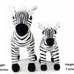 Ice King Bear Mom And Baby Stuffed Animals Set Zoo Wild Animals (Zebra)