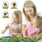 HomeMall 40Pcs Farm Animals Felt Story Board Set, 3.5 Ft Toddlers Preschool Farmhouse Themed Early Learning Storytelling Flannel