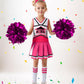 WooHand Cheerleader Costume for Girls  Cheerleading Outfit for Halloween  Birthday Gifts  School Events  Family Dress-Up Games  11-12 Years