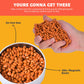 LCVUUK Small Orange Ferrite Putty Fidget Toy - 300+ Smooth Sensory Stones for Stress Relief & Holiday Gifts