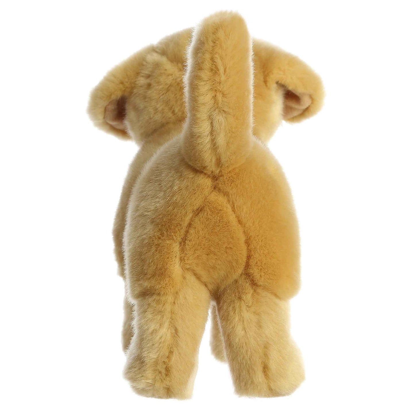 Aurora® Realistic Miyoni® Yellow Labrador Stuffed Animal - Lifelike Detail - Cherished Companionship - Brown 10 Inches
