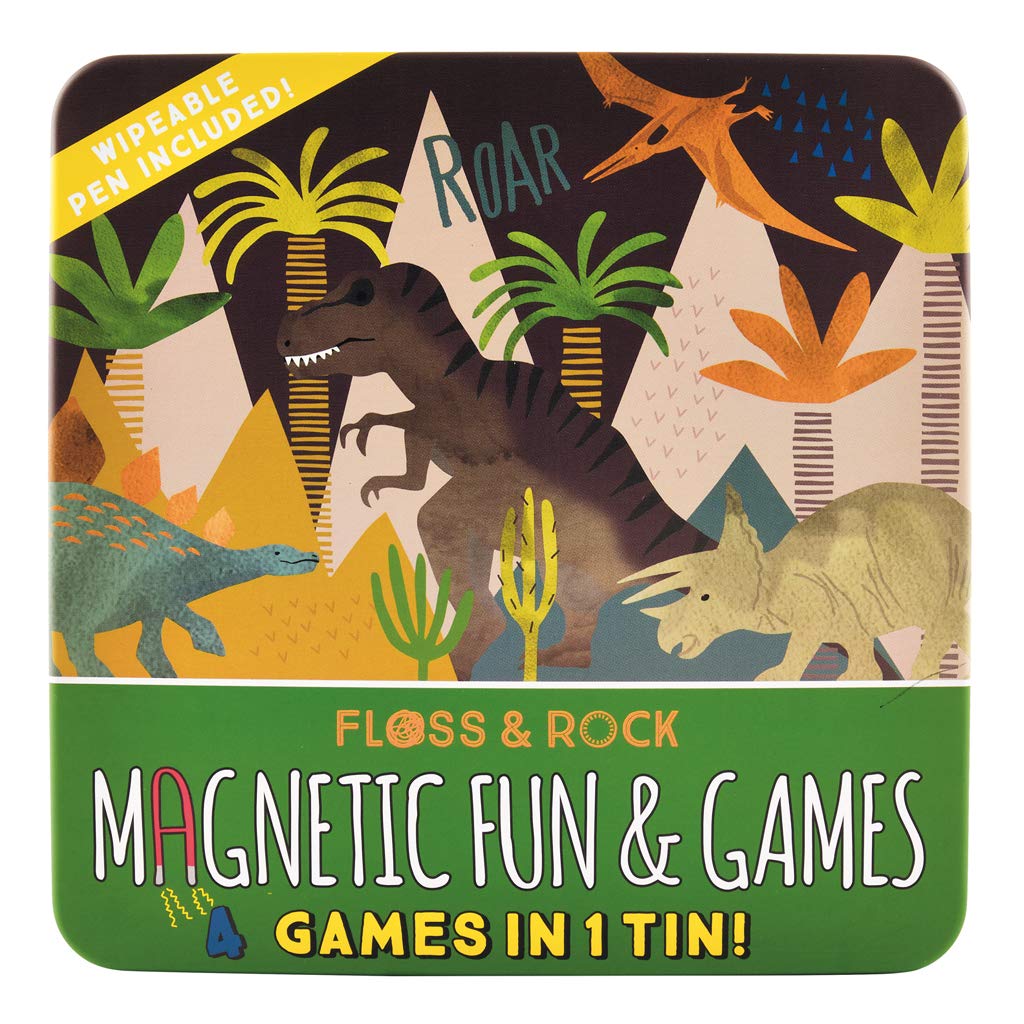 Floss & Rock Dino Magnetic Fun And Games Toy